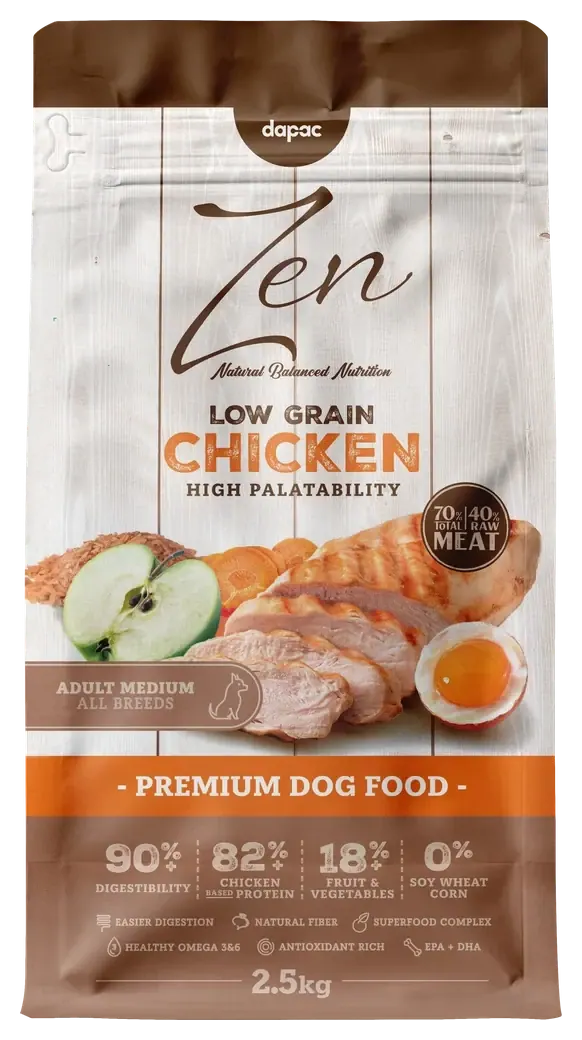 Medium Adult Pollo, saco de 2,5 kg