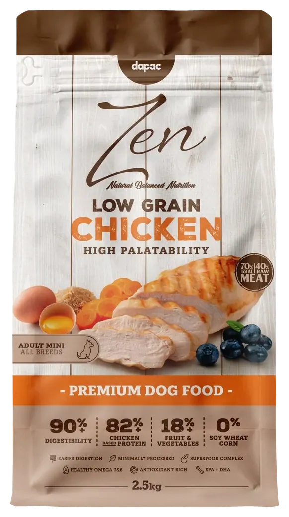 Mini Adult Pollo, saco de 2,5 kg