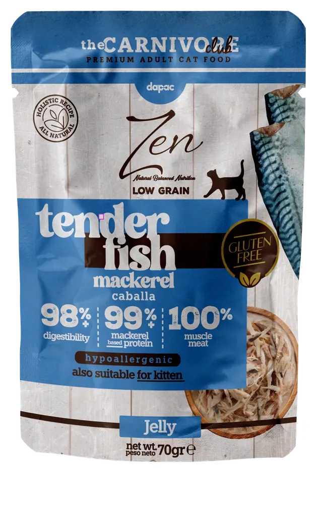 Sobre de Zen Tender Fish Low Grain Caballa
