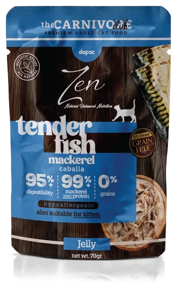 Sobre de Zen Cat Tender Meats Caballa