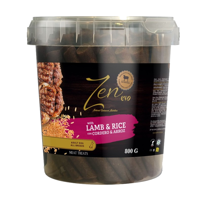 Tarrina Zen Evo Barritas de cordero y arroz