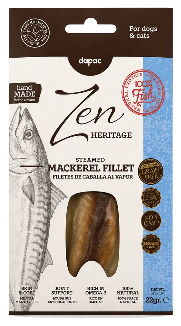 Estuche de Zen Heritage Filete de caballa al vapor