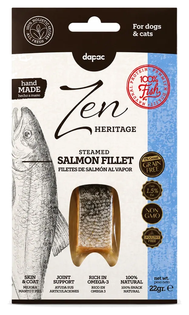 Estuche de Zen Heritage Filete de salmón al vapor