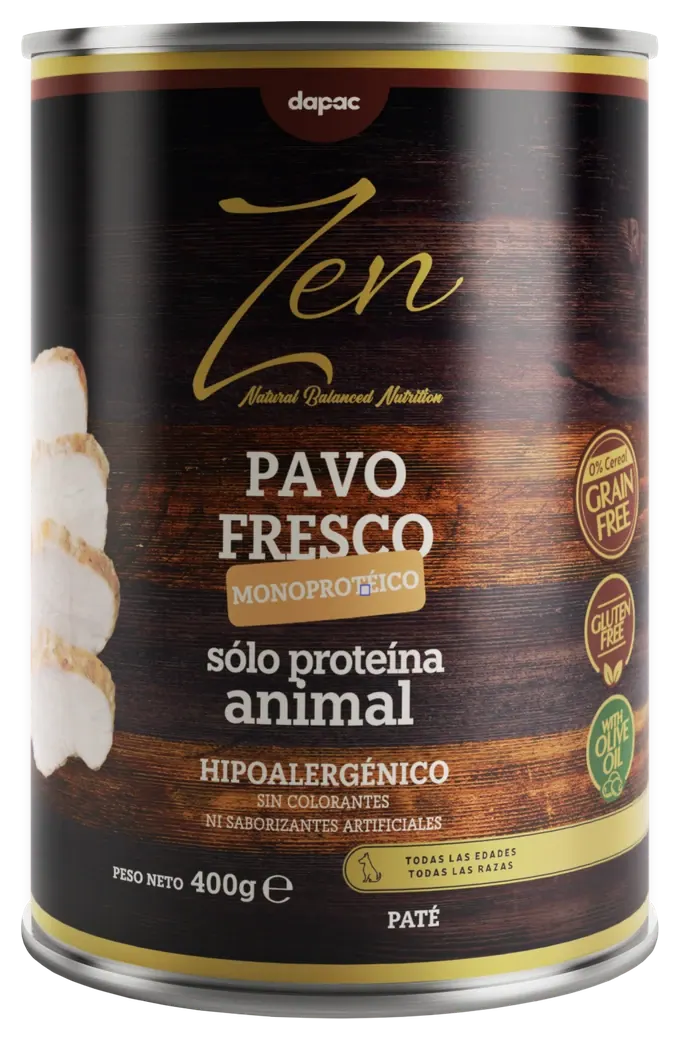 Lata de Zen 97/3 de pavo