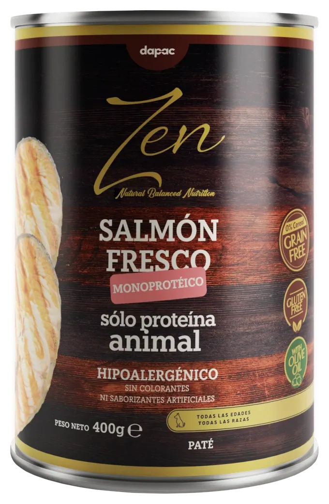 Lata de Zen 97/3 de salmón