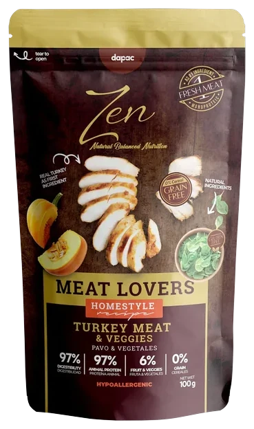 Pouch de Zen Meat Lovers Pavo y vegetales