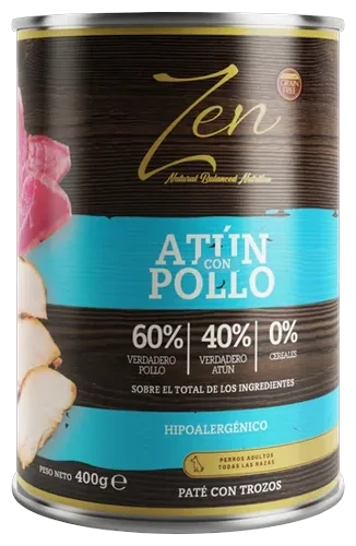 Lata de Zen Paté Atún y pollo